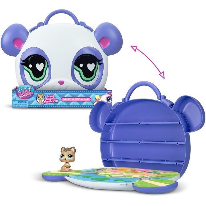Boîte a Petshop - BANDAI - Littlest Pet Shop - Malette de rangement Petshop - 1 Pet Rare