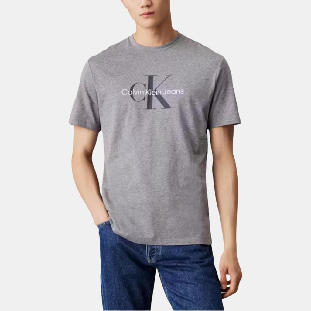 Calvin Klein Jeans Letter Casual Comfortable Round Neck Short Sleeve T-Shirt Men Tops 40EM286-032