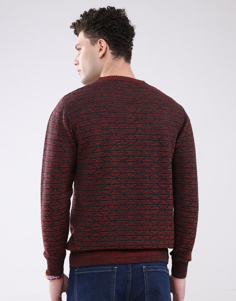 MONTE CARLO Men's V Neck Full Sleeve Pullover