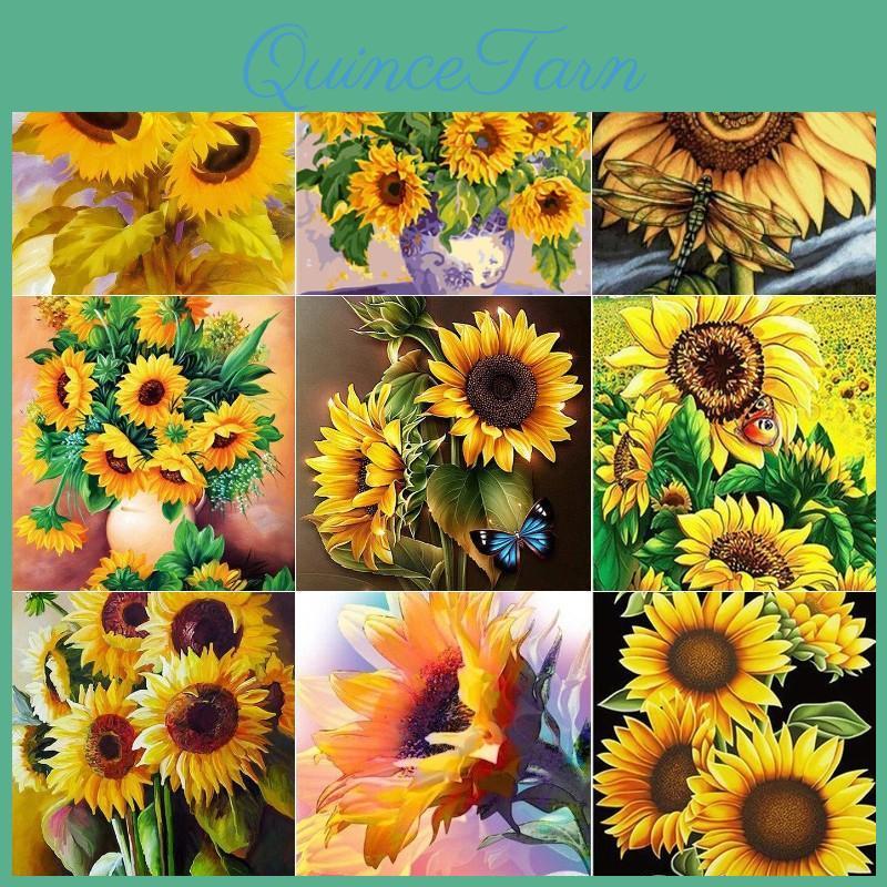 Kit Diy Painting Diamond 5d Sunflower Art Diamond Embroidery Rhinestones Decorations For Home