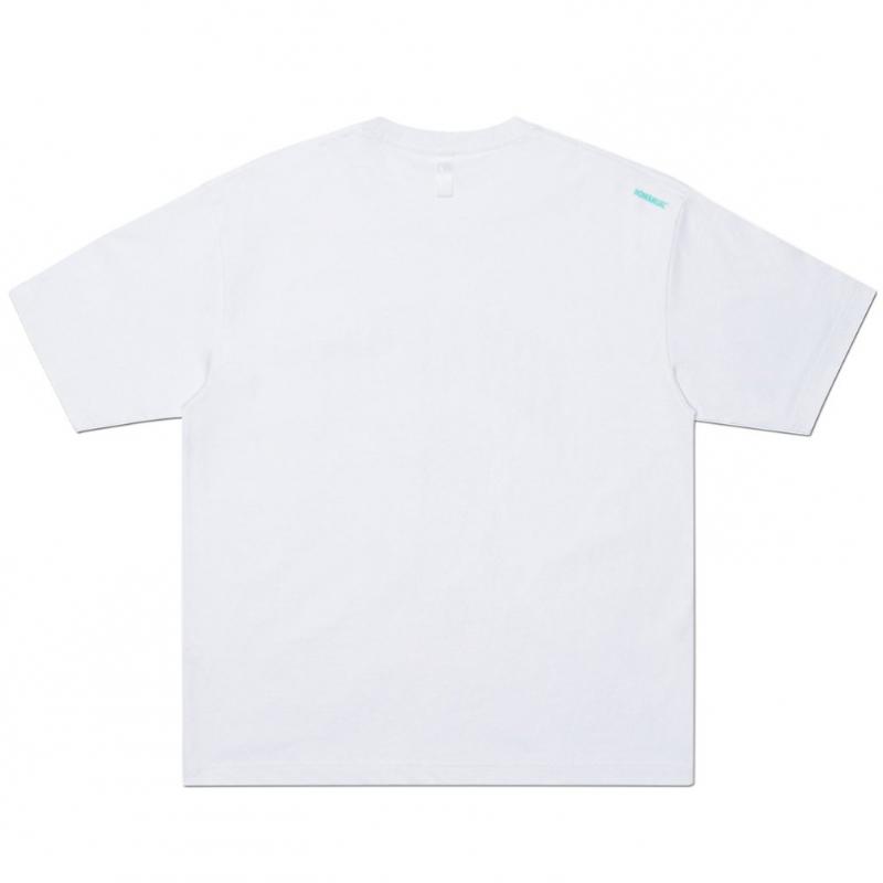 Nomanual 2T Arch Logo T shirT   whiTe