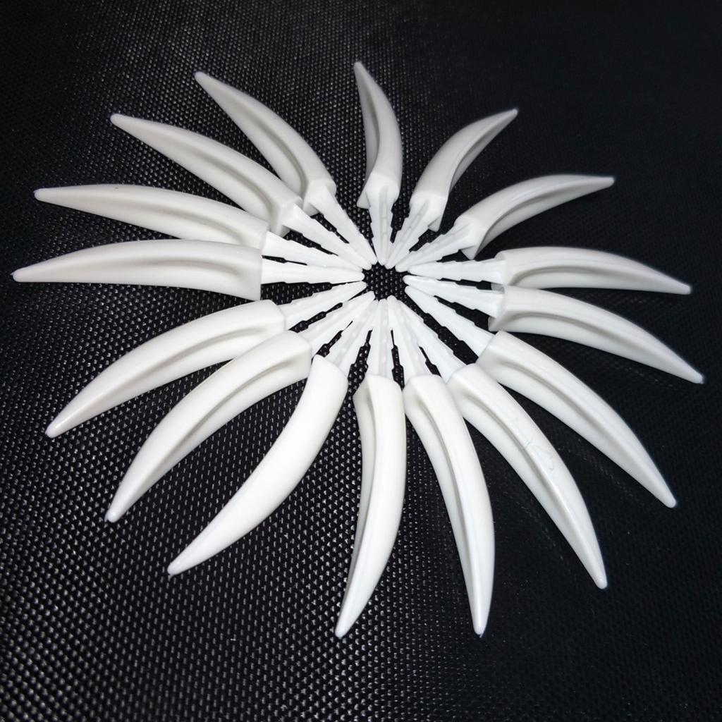 Pack Of 10 Halloween Pumpkin Teeth Prank Decoration Handmade Prank Props Household Seasonal Adorment Party Supplies