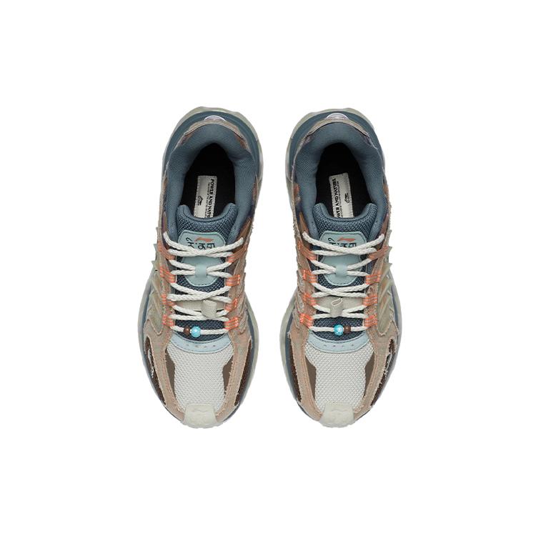 Li Ning Canglan Low Top Running Shoes Men's Aromatherapy Apricot AGLR293-1