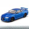 ABAM1 Chezhi 1:24 Sang GTR-r34 Simulation Alloy Sports Car Model Sound and Light Return Children's Toys Wholesale