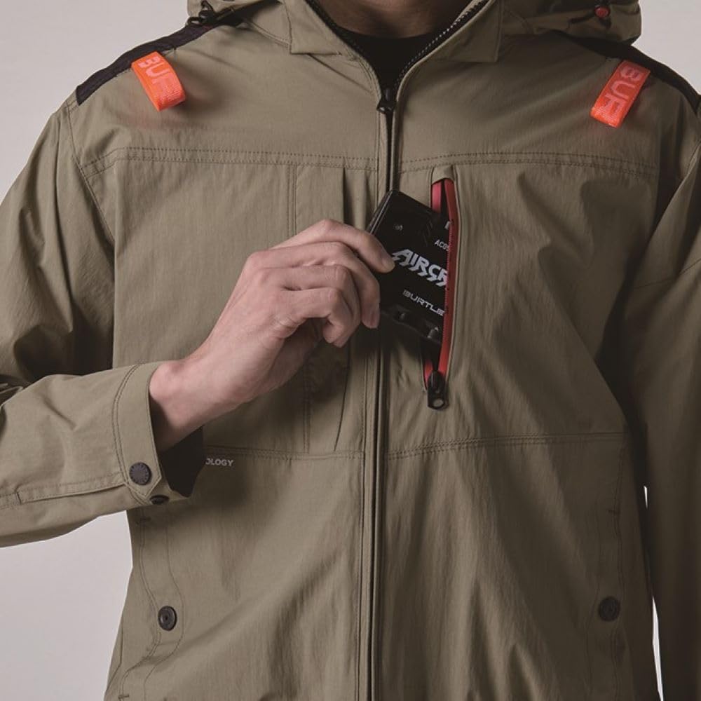 BURTLE Air Craft Blouson for Army Size 61 M (Unisex) Spring/Summer, Khaki, AC2081,