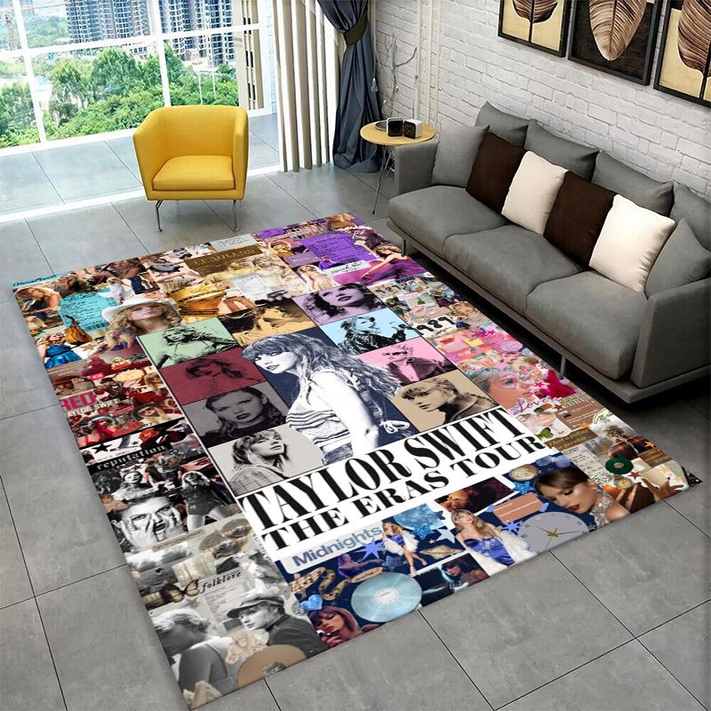 

Singer T-Taylor Singer Music Carpet Rug for Playroom Bedroom Living Room Sofa Home Decor,kid Area Rug Non-slip Floor Mat Gift 40x60cm