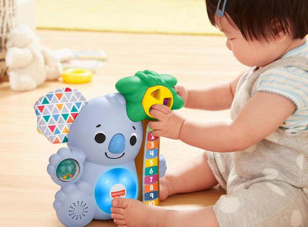 Fisher-Price Bilingual Linkimals Koala [Ages 9 Months and Up] [Educational, English, and Foreign Language] GRG68