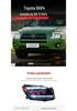 Compatible with 09-12 Toyota RAV4: LED Devil Eye Headlight Assembly, Daytime Running Lights, Sequential Turn Signals.