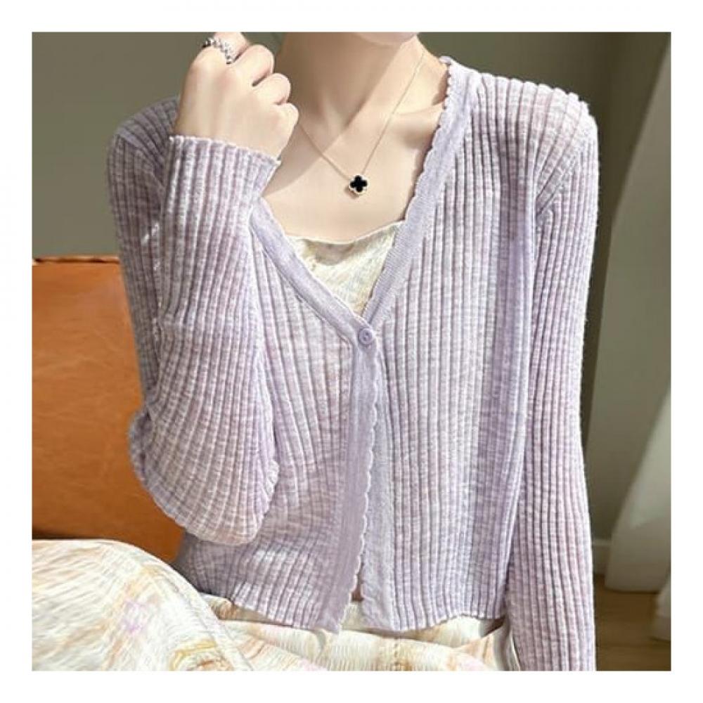 Navava Long Sleeve Knit Cardigan Pastel Nk2077
