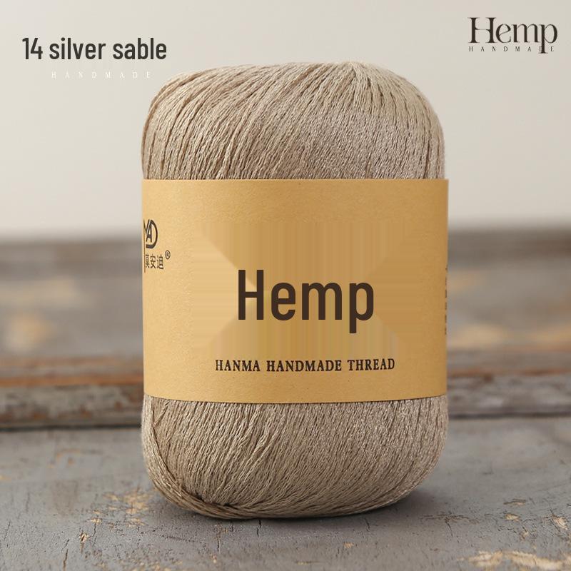 Tencel Wool Linen Hemp Lace Yarn: Silk Cotton for Handmade Summer Knitting & Crochet Projects - Perfect for Scarves & Sweaters.