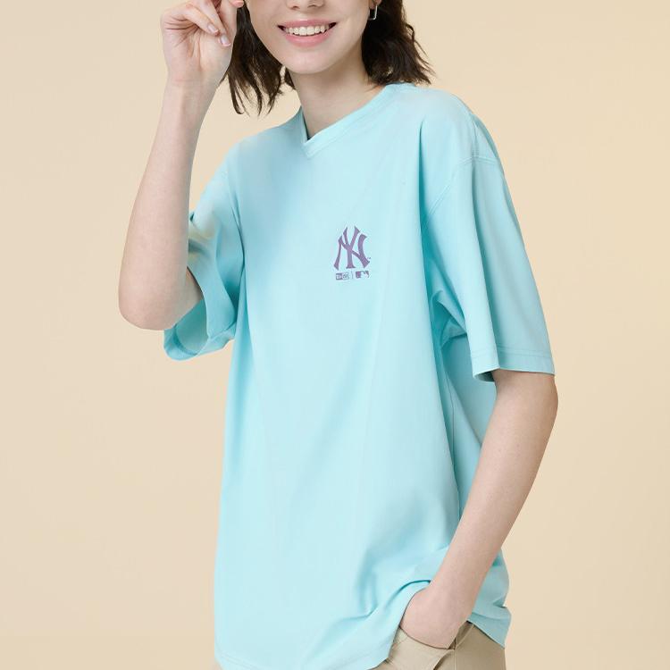 New Era SS26 MLB New York Yankees Colorful Summer Series Logo Casual Short Sleeve T-Shirt Unisex Tops 14905192