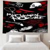 My-Chemical-Romance Print Tapestry, Backdrop, Easy Setup, Ideal for Bedroom, Office & Living Room, with Aesthetic Wall Hanging Decor.