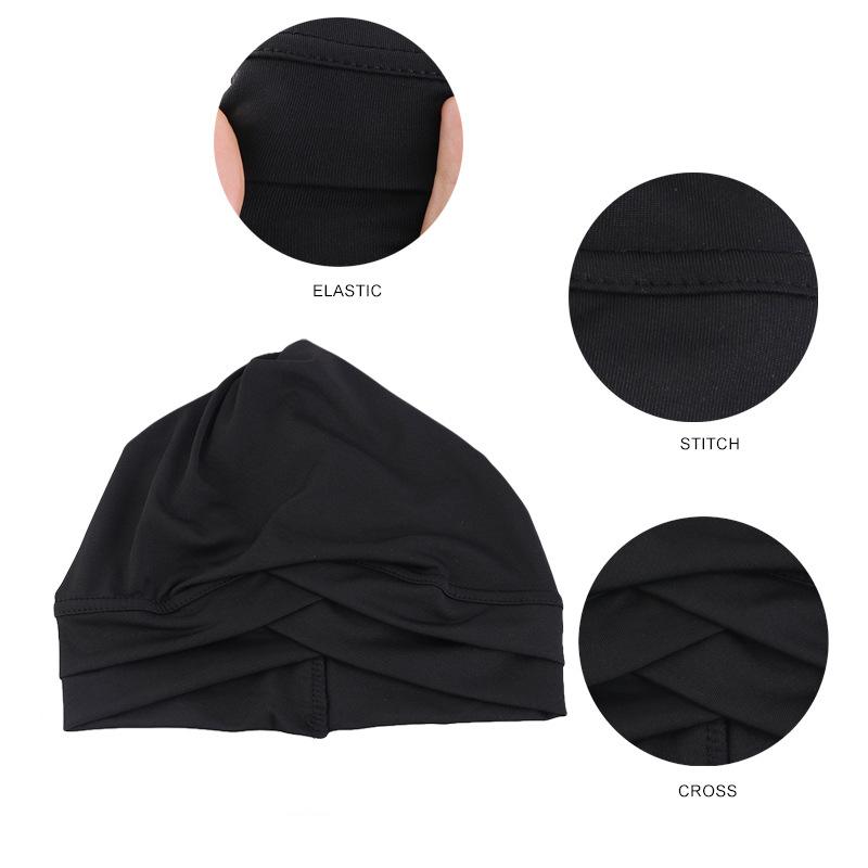 1Pc Solid Color Extra Long Tube Hijab New Women Indian Headwrap Magic Turban Head Wrap Polyester & Spandex
