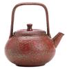 Manshanhong Series Old Rock Mud Teapot Ceramic Single Pot for Home Office Retro Kung Fu Tea Ceremony Brewing Set Chinese Style