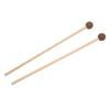 2PCS     Maple Handle Rubber Head Wonderful Sound Quality     for Marimba