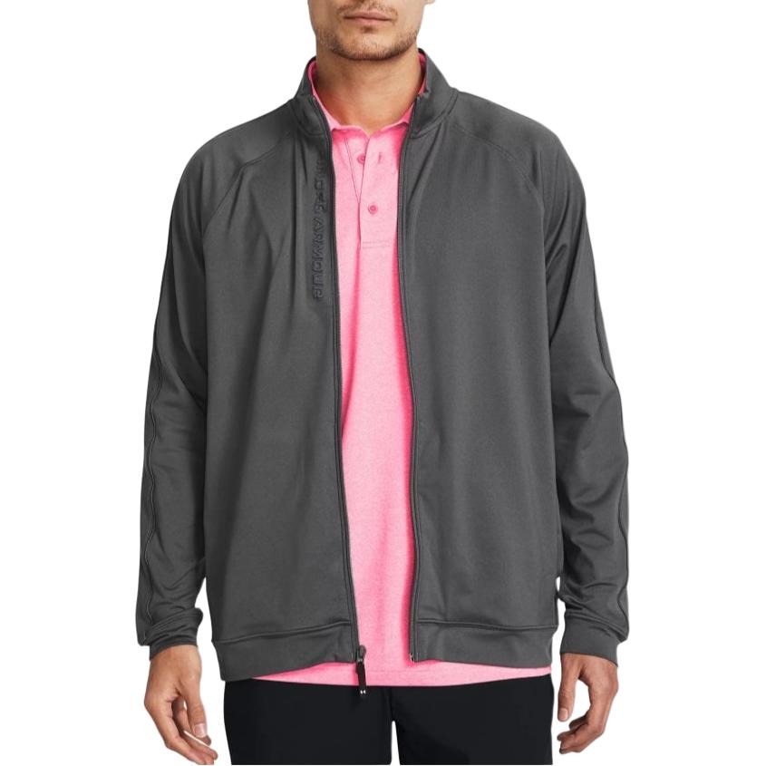 Under Armour ColdGear Golf Storm Weiche Bequeme Schnelltrocknende Atmungsaktive Raglanjacke Herrenjacke Grau 1383146-025