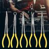 5Pcs Long Needle Nose Pliers Carbon Steel O shape Clamp Hand Tool with NonSlip Handle