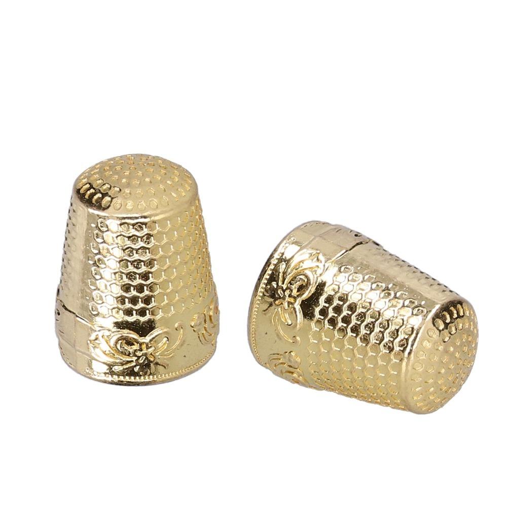 10pcs Abrasion Resistance Sewing Thimbles Metal Hand Sewing Thimbles  DIY Sewing Projects