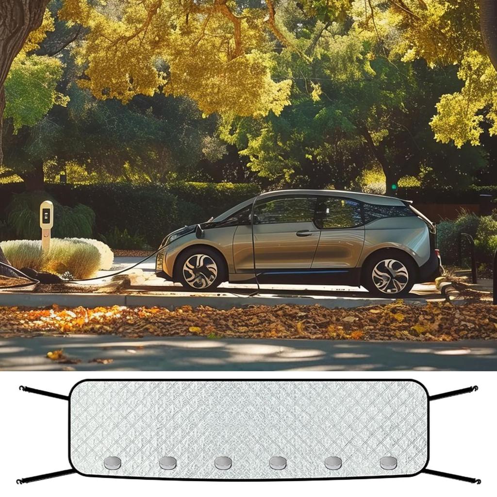 Car Windshield Cover Front Windshield Cover Waterproof Automotive Window Shade Blocking Protector For Dust Leaves Bird Droppings