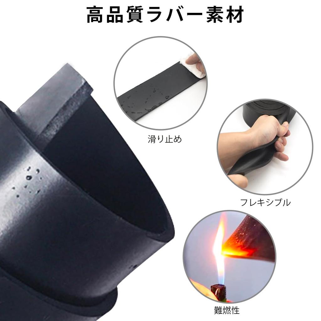 Gummiplatte, Anti-Rutsch, Gummiplatte, 0,06 Zoll (1,5mm), Gummiband, Stoßdämpfung, Gummi