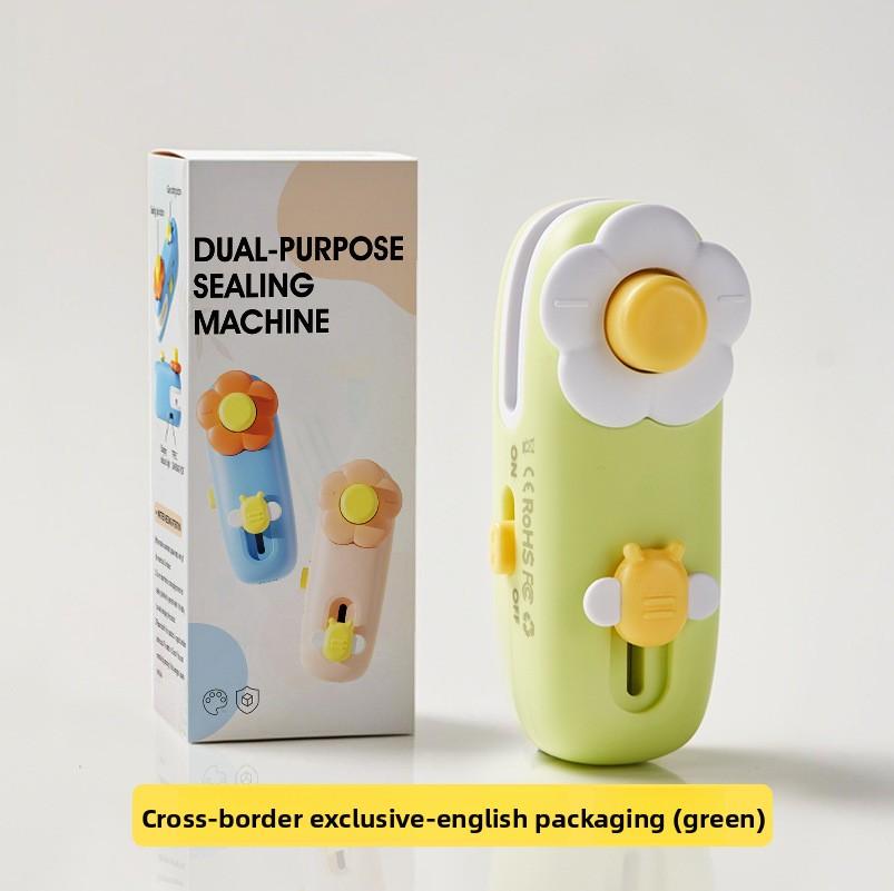 Mini USB Rechargeable Heat Sealer Portable Handheld Food Bag Sealing Clip for Home Travel