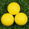 10pcs Golf Balls Light Indoor Outdoor Training Practice Golf Sports Sponge Elastic PU Foam Balls