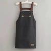 Women's Summer Kitchen Apron - Waterproof, Oil-Proof, Dirt-Resistant, Print Logo/Wording, Thin Style
