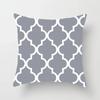 Gray Geometric Printing Sofa Cushion Cover Pillowcase Home Decor Party Car Bedding