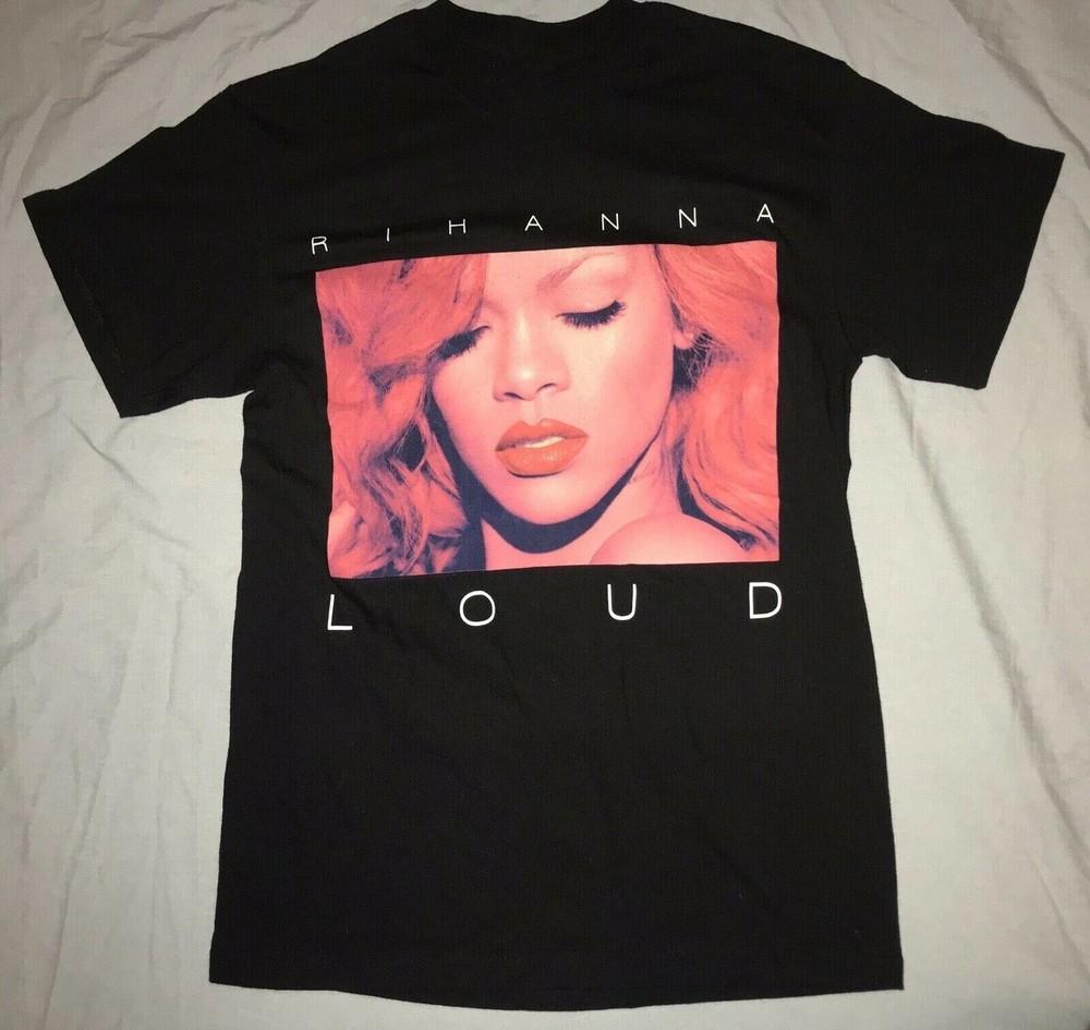 Rihanna Loud Tour Album Concert Black Short Sleeve Tshirt Unisex S5XL Unisex T-Shirt XXXL
