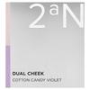 2aN Dual Cheek, 01 Cotton Candy Violet, 9g