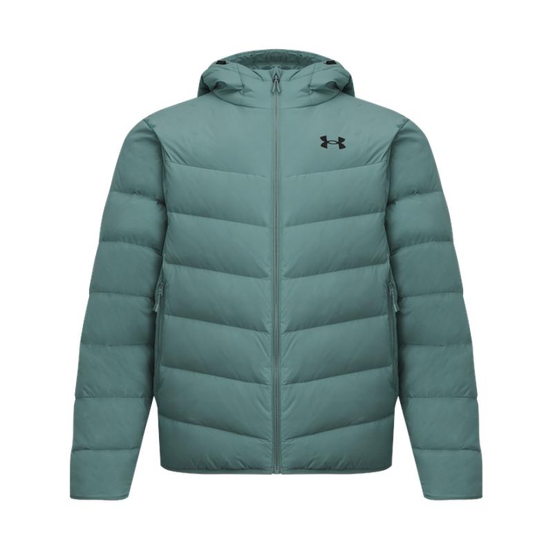 Under Armour Down Jackets Men s Green Hooded Moderate Other 6011315-587 S