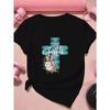 European size cross with faith Women's Sports Short Sleeve T-Shirt