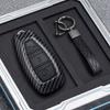 Abs Carbon Car Key Case For Ford Puma Grand C Max Focus Mondeo Kuga Fiesta Ecosport Transit Kuga Silicone Remote Key Case