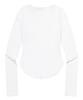 MUCENT Muse Cut U-Neck Rounded Long Sleeve Tee (4 Colors)