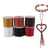 DIY Handcrafted Beading Rope Jewelry Cord 0.8mm Chinese Knot Cord for Friendship Bracelet Xmas Tree