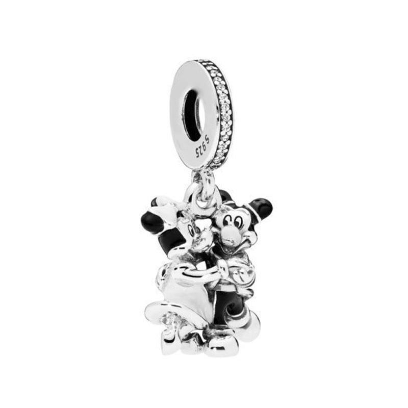 

MINISO Disney Міккі Мінні Глазуровані Підвіски Намистини Для Браслета Намиста Зі Срібла 925 Проби Прикраси