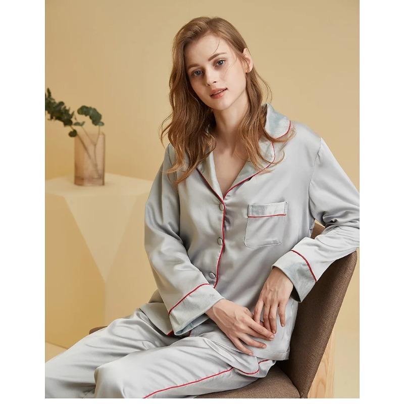 

Осенне-зимняя пижама во французском стиле, утепленный пижамный комплект, свободная двухслойная домашняя одежда из атласа и бархата XL