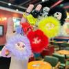 Cartoon Cute Dolls Coal Balls Keychains Pendants Plush Bags Ornaments Oil Quicksand Bottle Acrylic Keychains