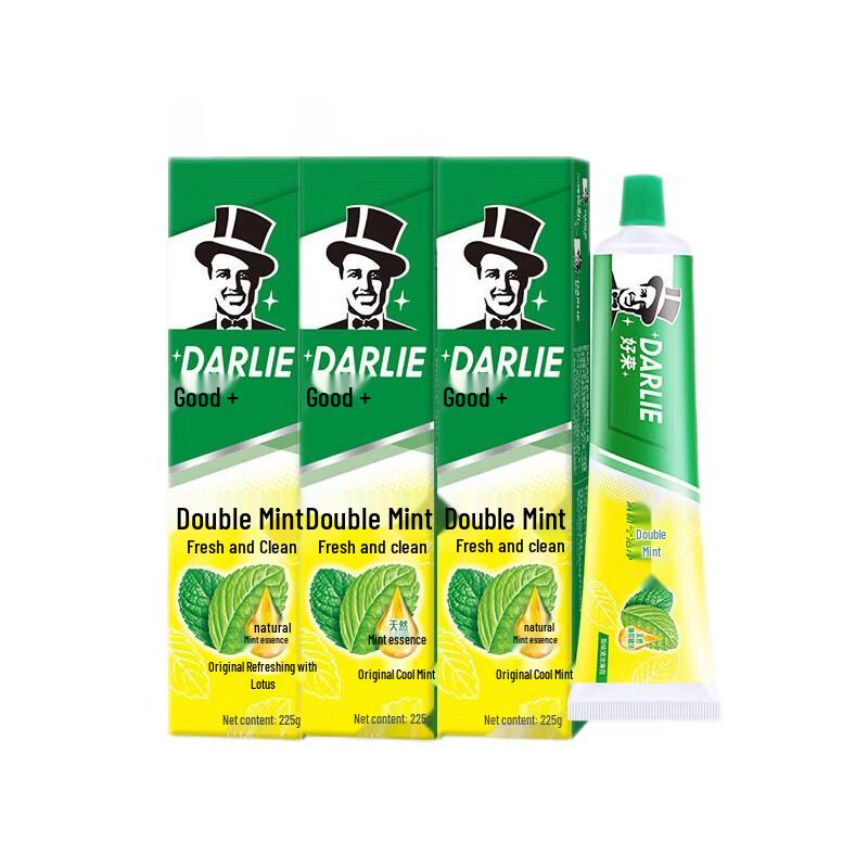 Darlie Double Mint Toothpaste (3 x 225g)