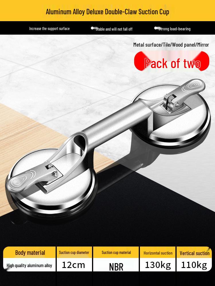 Heavy-Duty Glass Suction Cup Handle for Tiling, Floor, and Fish Tank Moving