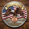 1/2/3/4/5Pcs The Last Cent Collectible Coin American Flag Eagle Final Cent Souvenir Coin Memorial Token History Buffs Collectors Enthusiasts Keepsake