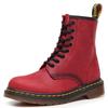 High-top Crazy Horse Red Locomotive Boots Women's Classic Retro Short Boots Men's and Women's Genuine Leather Boots Round Head Trend