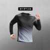 Mesh Quick-drying Long-sleeved Men's Running Training Sports Top Men's Mountaineering Fitness T-shirt Backing Morning Running T-shirt