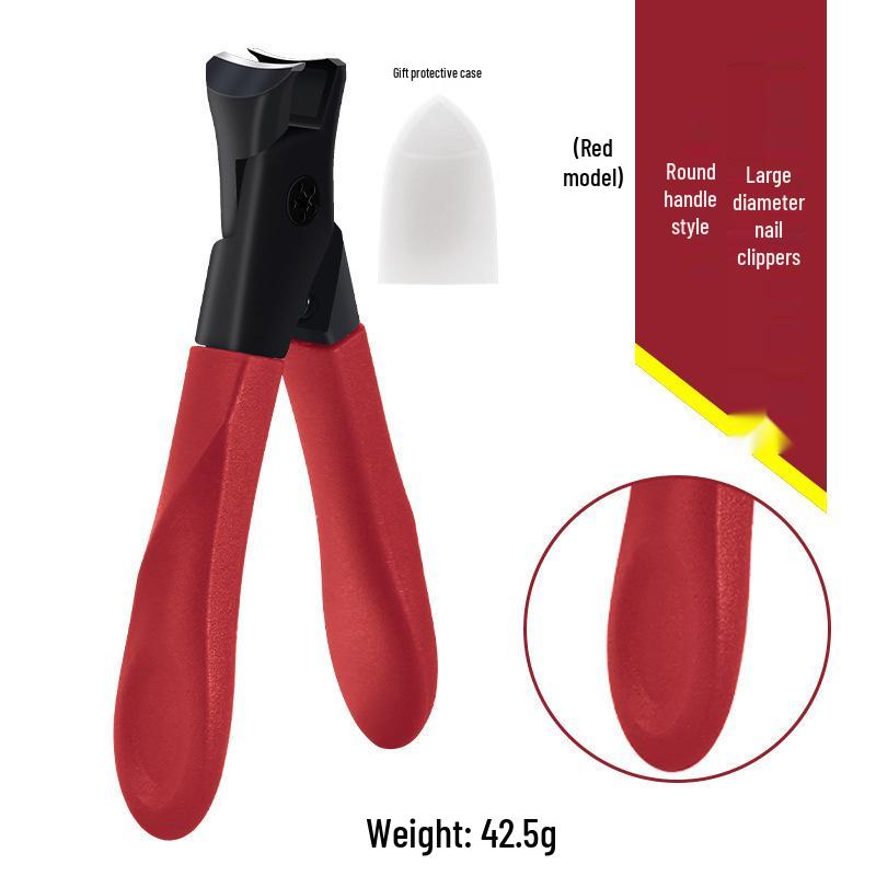 Large Anti-Splash Nail Clipper for Thick Nails, Toenails, and Household Use