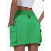 Women's Hiking Cargo Skirt Outdoor Sports Zipper Tennis Skirt