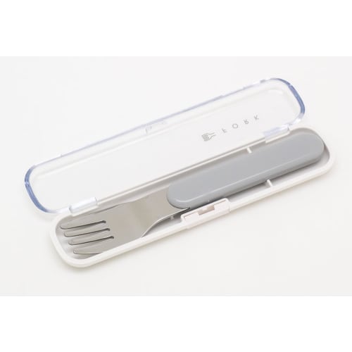OSK Onigiri Fork & Case, White [FK-2]