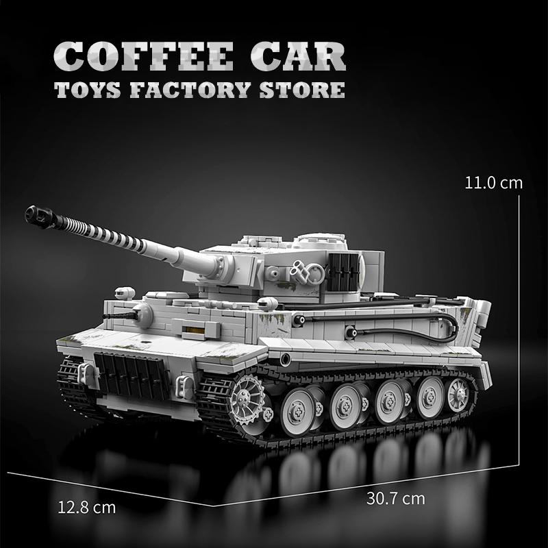 Non-Toxic Military Building Blocks 1:28 Tank Assembly Model Germany Panzer Moc Bricks Wwii Army Armored Vehicle Stem Toys Christmas Gifts