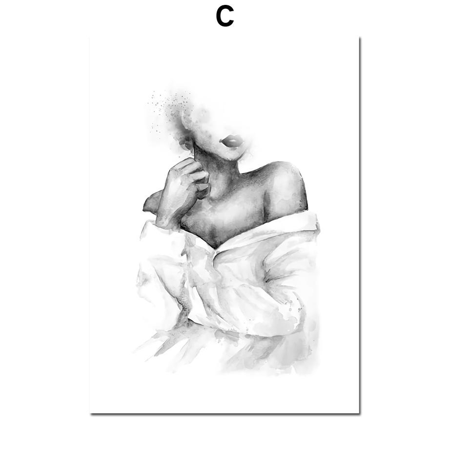 Kjøp Black \u0026 White Ink Lovers Hand Map Wall Art Posters And Prints Nordic  Canvas Painting Wall Picturs For Living Room Decor Unframed | Joom Norge, image size:920x920