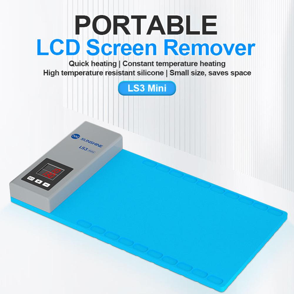 

SUNSHINE LS3 Mini LCD Screen Remover Phone Tablet Repair Separation Pad Intelligent Heating Platform EU Plug