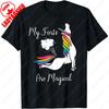 Lustiges regenbogenfarbenes furzendes Pferd Geschenk Meine Furze sind magisch Geschenk Unisex Damen T-Shirt Einzigartig Schön bedruckte Oberteile Baumwolle Unisex Lässige T-Shirts